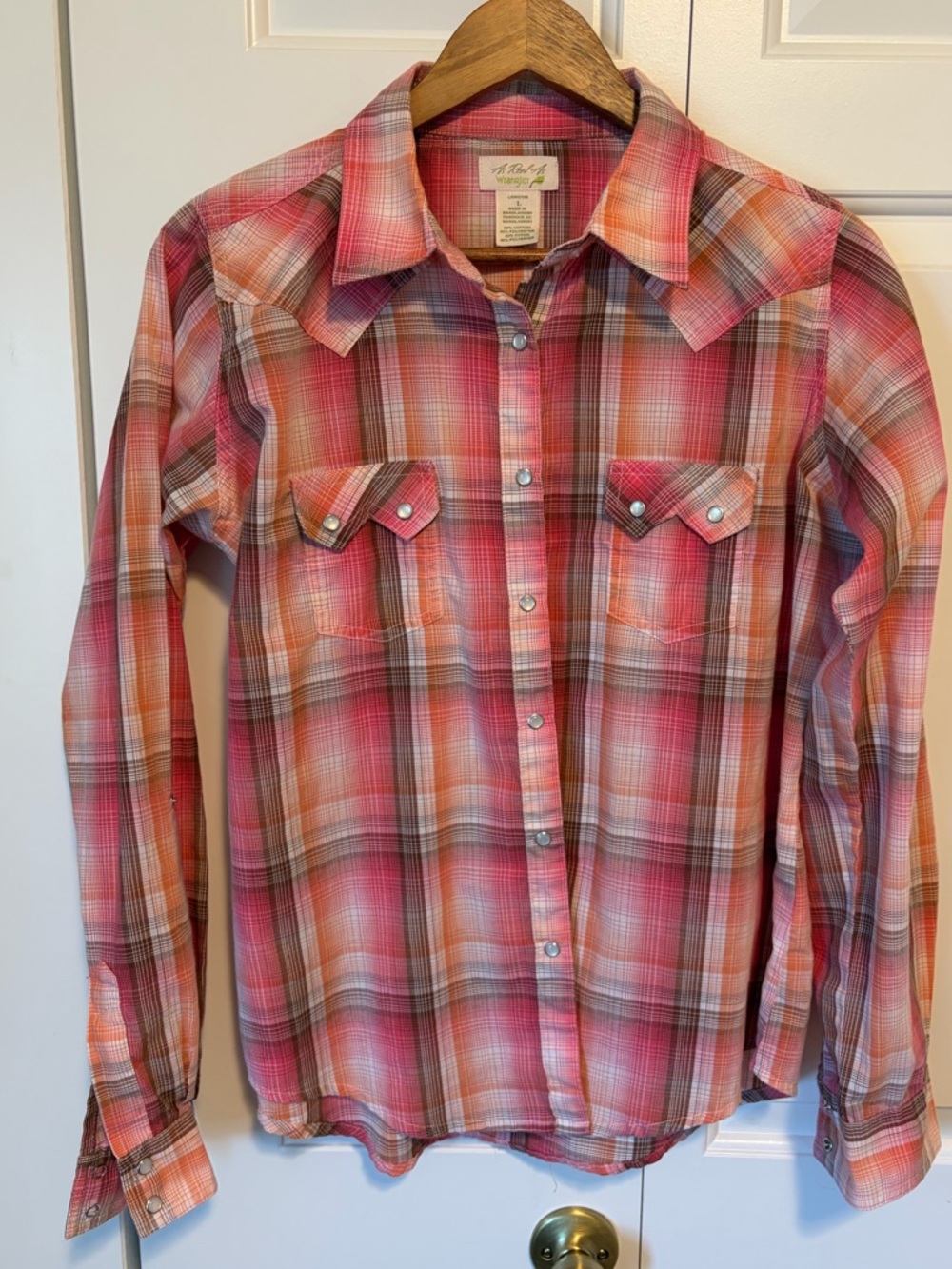 As Real As Wrangler Pearl Snap Women’s Western Shirt